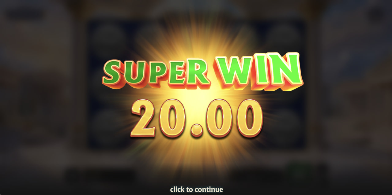 Schermata Super Win di Zeus Flip con colonne del tempio