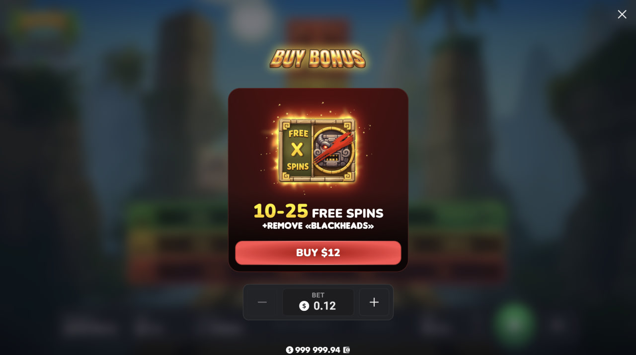 Carta Bonus Buy di Aztec Totem con 10–25 Free Spins